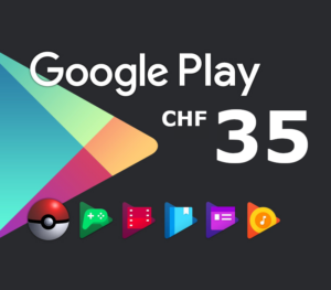 Google Play CHF 35 CH Gift Card