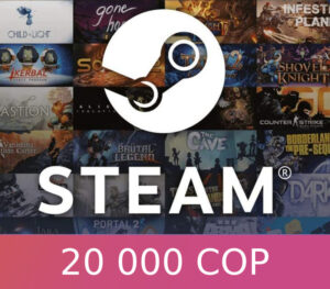 Steam Wallet Card 20000 COP CO Activation Code