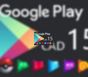 Google Play $15 CA Gift Card