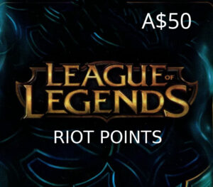 League of Legends 50 AUD Prepaid RP Card OCE