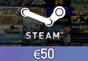 Steam Wallet Card €50 BE/NL Activation Code